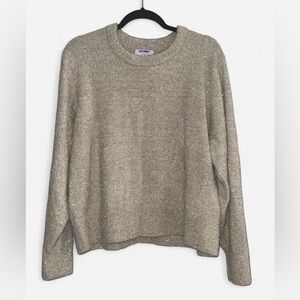 Old Navy Women's Glitter Knit Sweater - Cream